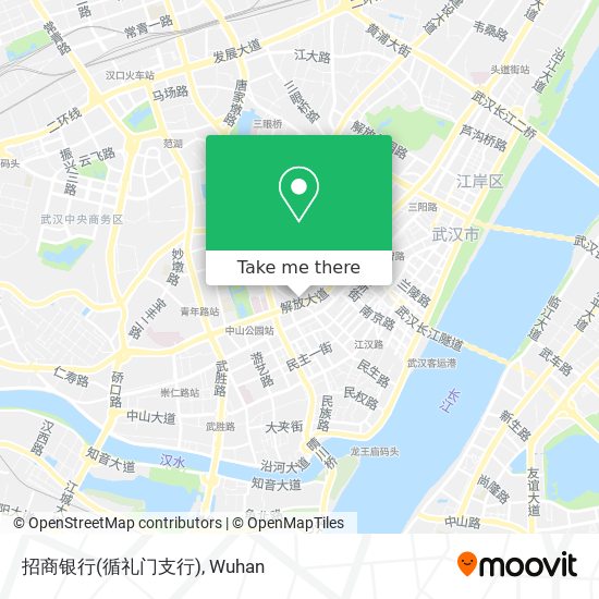 招商银行(循礼门支行) map