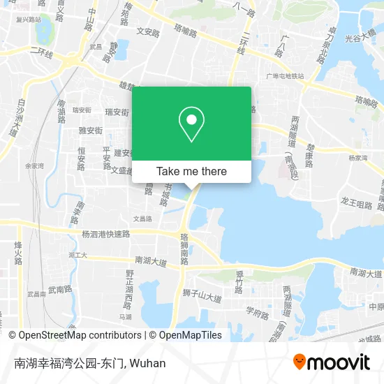 南湖幸福湾公园-东门 map