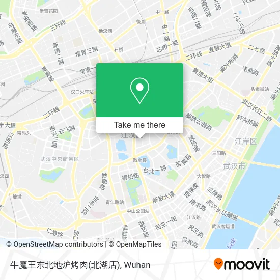 牛魔王东北地炉烤肉(北湖店) map