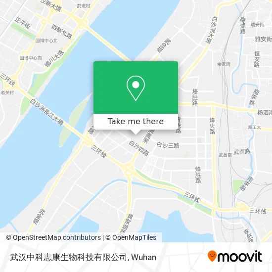 武汉中科志康生物科技有限公司 map