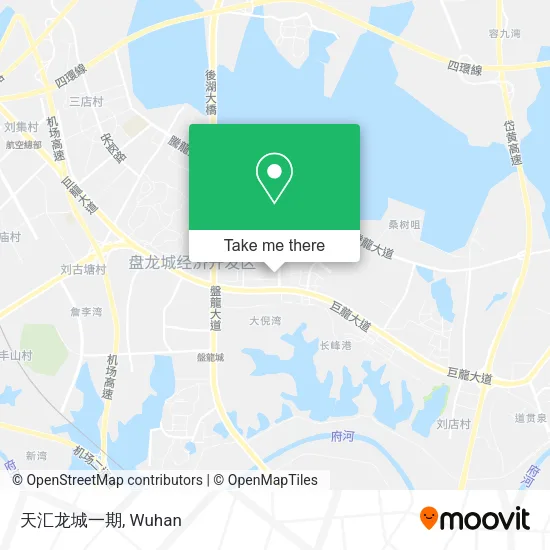 天汇龙城一期 map