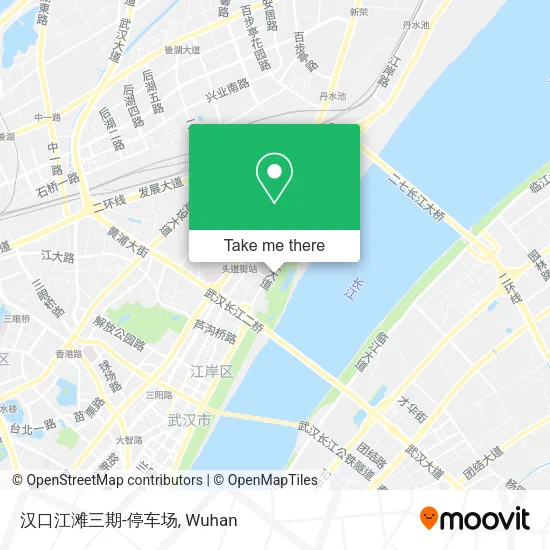 汉口江滩三期-停车场 map