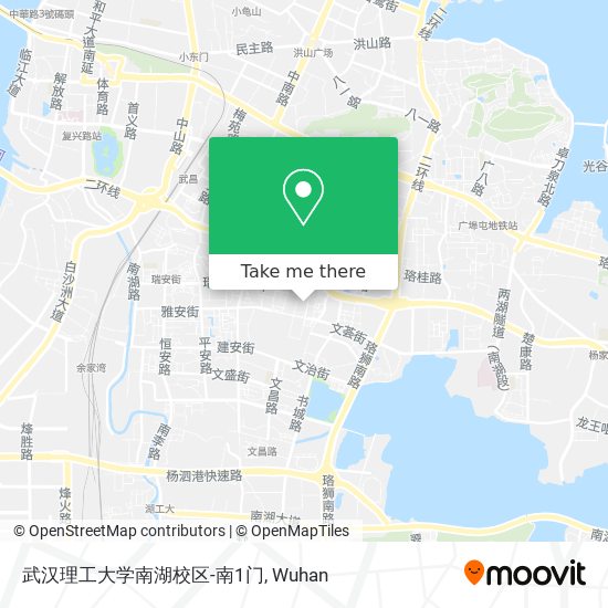 武汉理工大学南湖校区-南1门 map