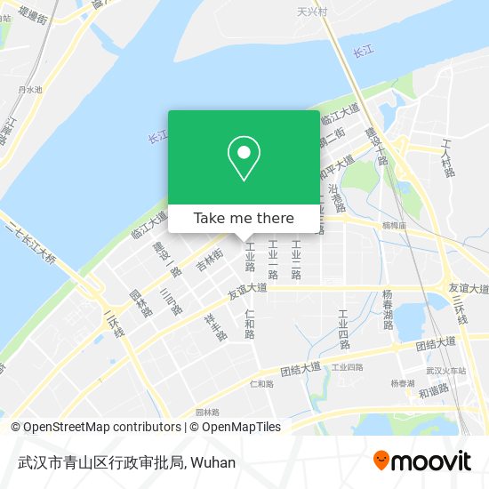 武汉市青山区行政审批局 map