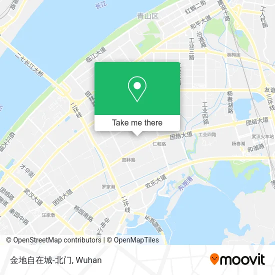 金地自在城-北门 map