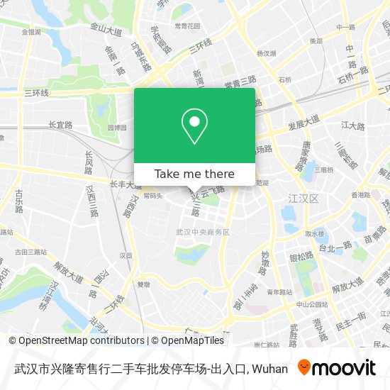 武汉市兴隆寄售行二手车批发停车场-出入口 map