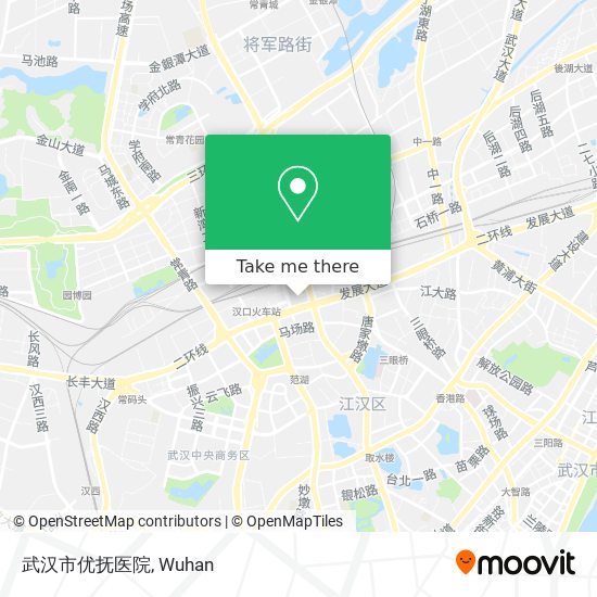 武汉市优抚医院 map