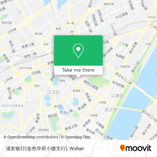 浦发银行(金色华府小微支行) map
