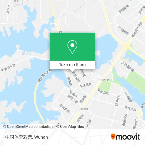 中国体育彩票 map