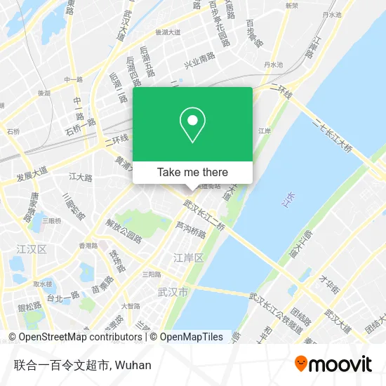 联合一百令文超市 map