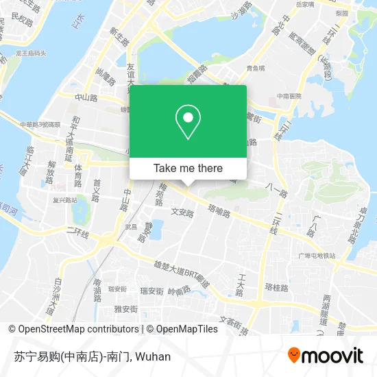 苏宁易购(中南店)-南门 map