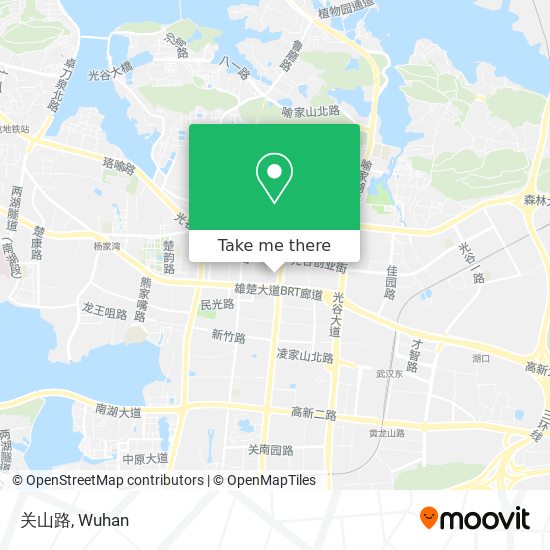 关山路 map