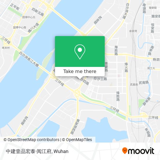 中建壹品宏泰·阅江府 map