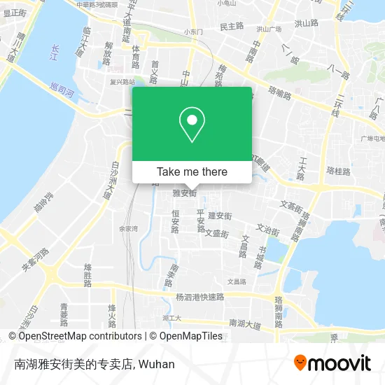 南湖雅安街美的专卖店 map