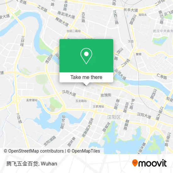 腾飞五金百货 map