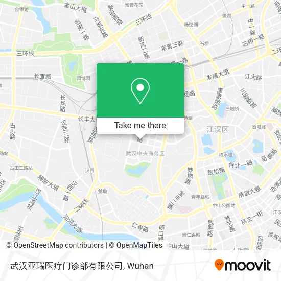 武汉亚瑞医疗门诊部有限公司 map