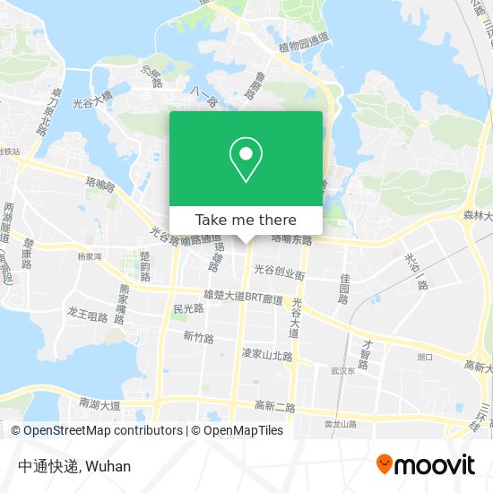 中通快递 map