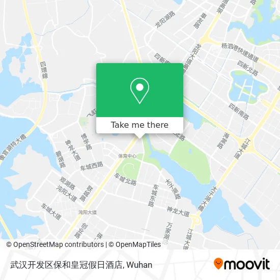 武汉开发区保和皇冠假日酒店 map