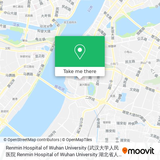 Renmin Hospital of Wuhan University map