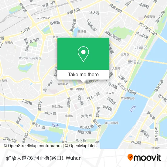 解放大道/双洞正街(路口) map