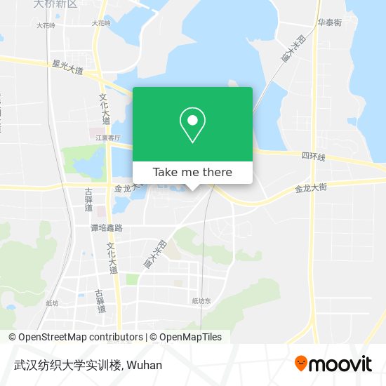 武汉纺织大学实训楼 map