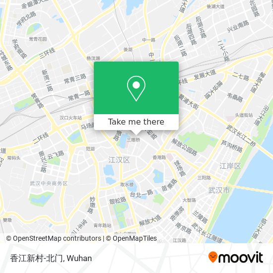 香江新村-北门 map