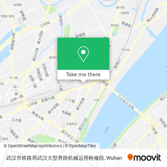 武汉市铁路局武汉大型养路机械运用检修段 map