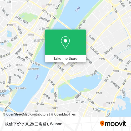 诚信平价水果店(三角路) map