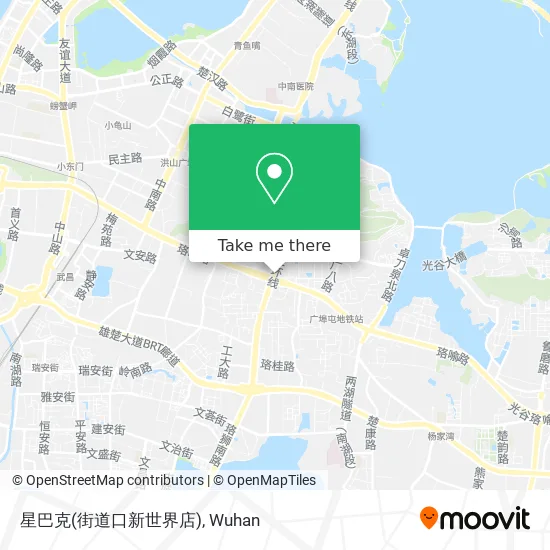 星巴克(街道口新世界店) map