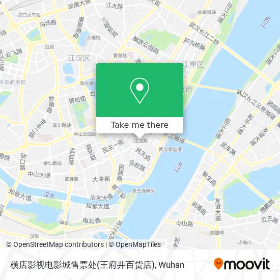 横店影视电影城售票处(王府井百货店) map