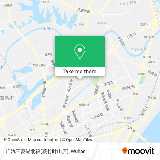 广汽三菱湖北福(菱竹叶山店) map