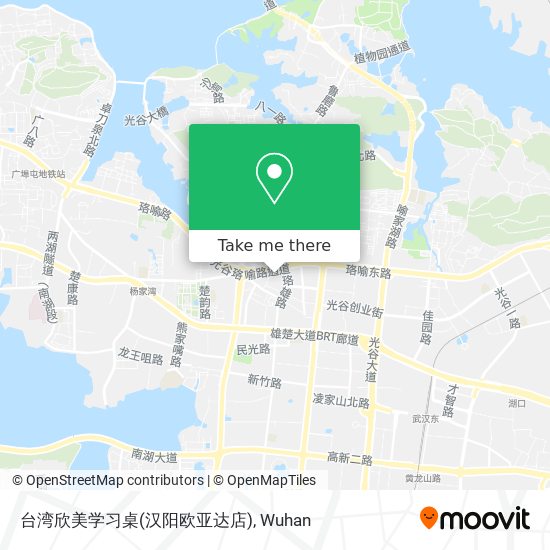 台湾欣美学习桌(汉阳欧亚达店) map