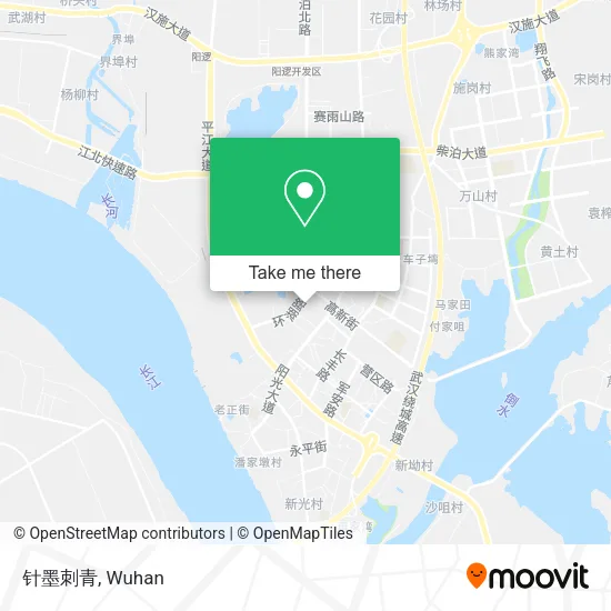 针墨刺青 map