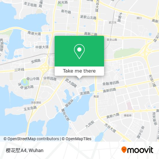 樱花墅A4 map
