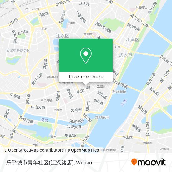 乐乎城市青年社区(江汉路店) map