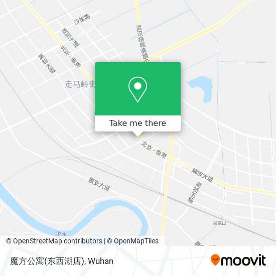 魔方公寓(东西湖店) map