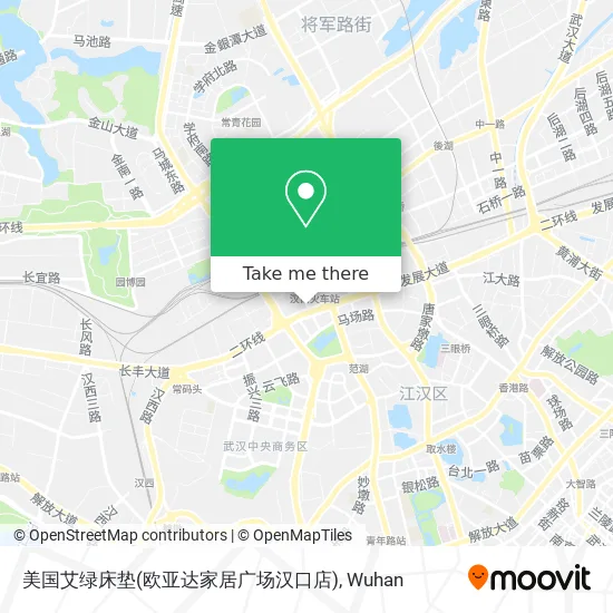 美国艾绿床垫(欧亚达家居广场汉口店) map