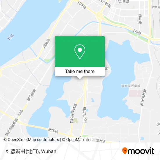 红霞新村(北门) map