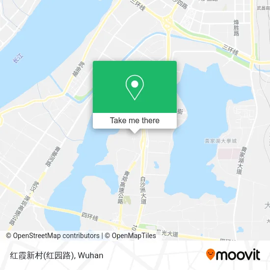 红霞新村(红园路) map