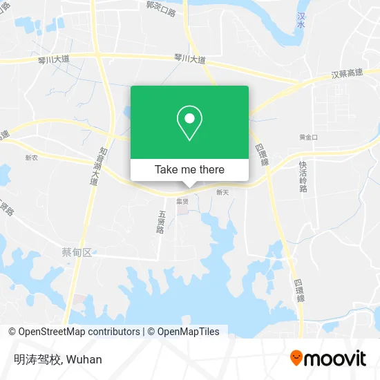 明涛驾校 map