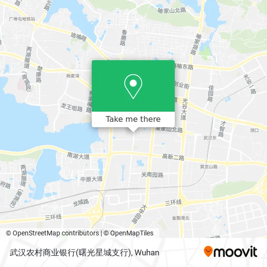 武汉农村商业银行(曙光星城支行) map