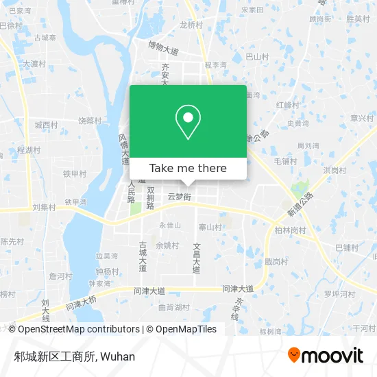 邾城新区工商所 map