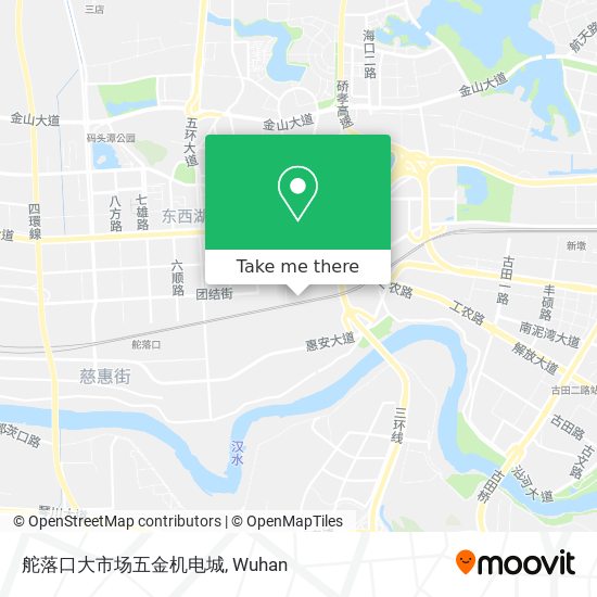 舵落口大市场五金机电城 map