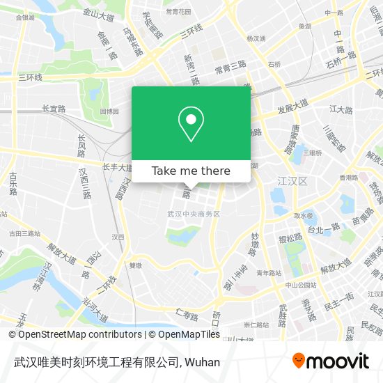 武汉唯美时刻环境工程有限公司 map