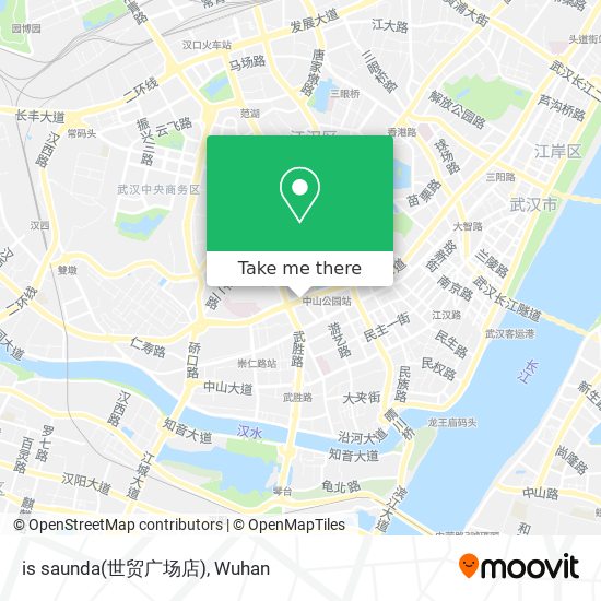 is saunda(世贸广场店) map