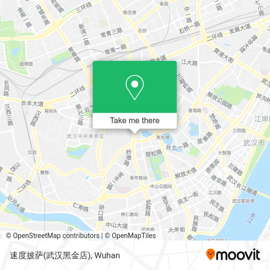 速度披萨(武汉黑金店) map