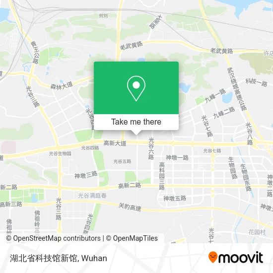 湖北省科技馆新馆 map