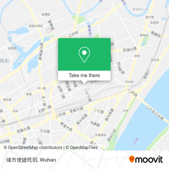 城市便婕民宿 map