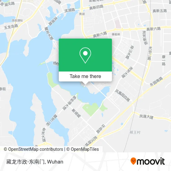 藏龙市政-东南门 map