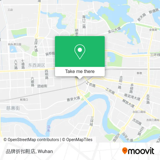 品牌折扣鞋店 map